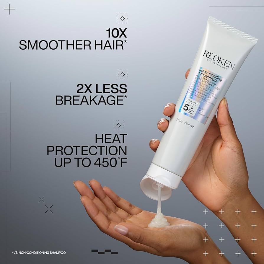 Redken Acidic Bonding Concentrate Shampoo, Conditoner and Leave-In Treatment