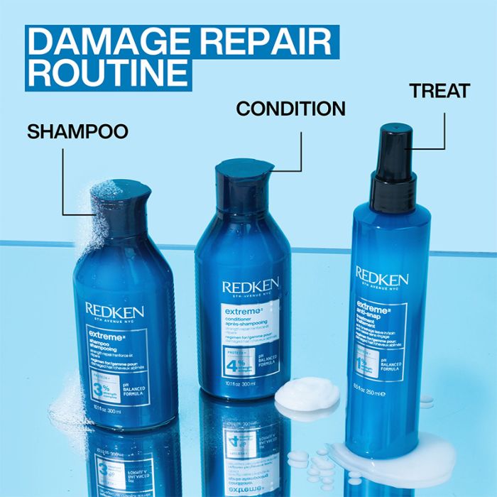 Redken Extreme Shampoo, Conditioner & Anti-Snap Bundle