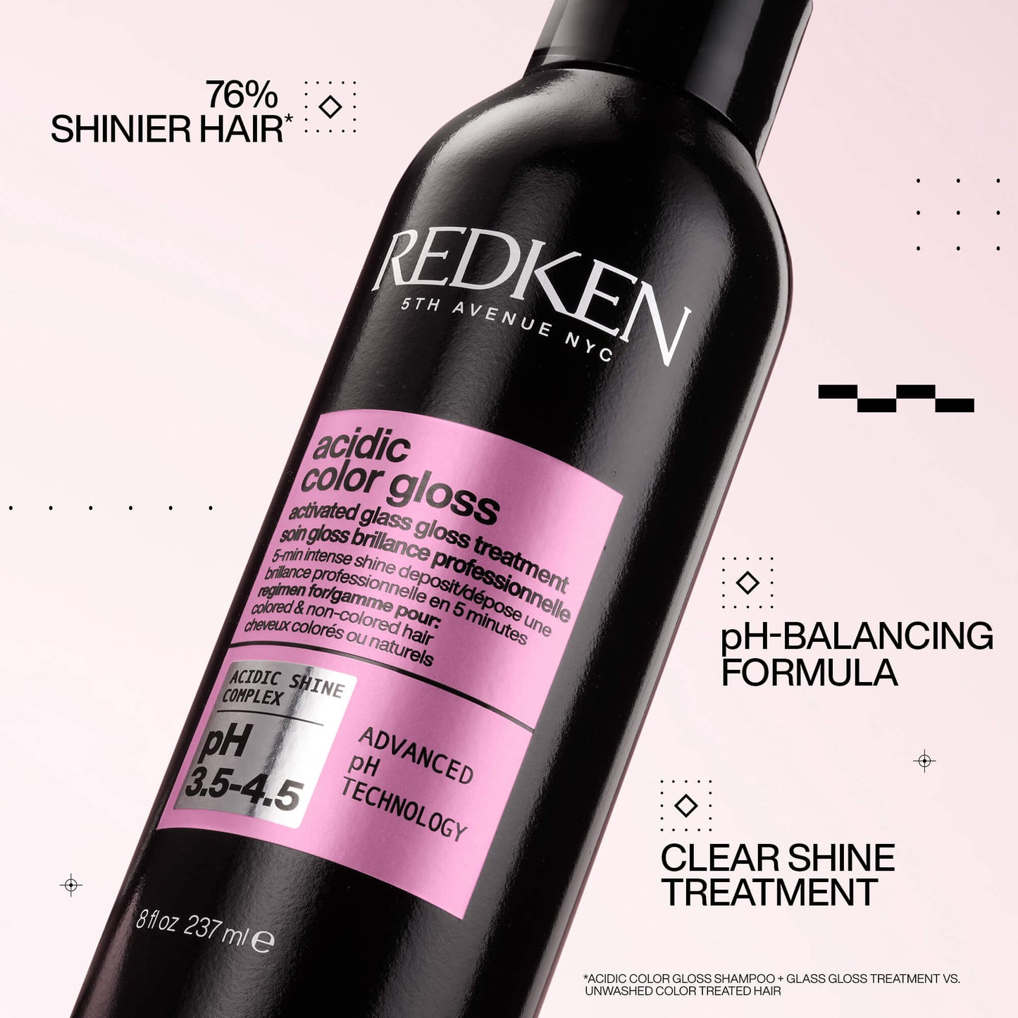 Redken Acidic Color Gloss Activated Glass Gloss Treatment for Glass-Like Shine 237ml